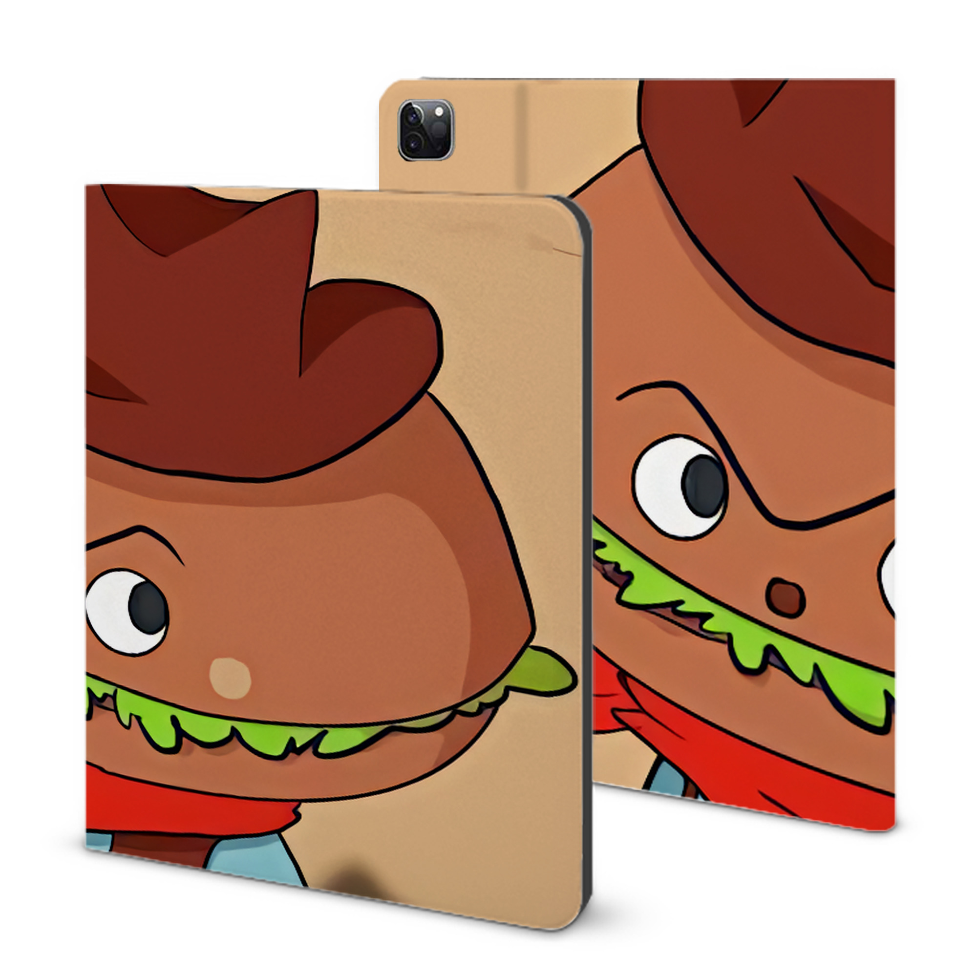 （画像用） アンパンマン Anpanman IPad ケース ブック型 PUレザー TPU 耐衝撃 軽量 薄型 ペン収納なし 全面保護 IPad 各モデル対応